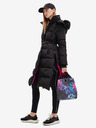 Desigual Schwarzer Damen-Winter-Steppmantel Desigual Surrey