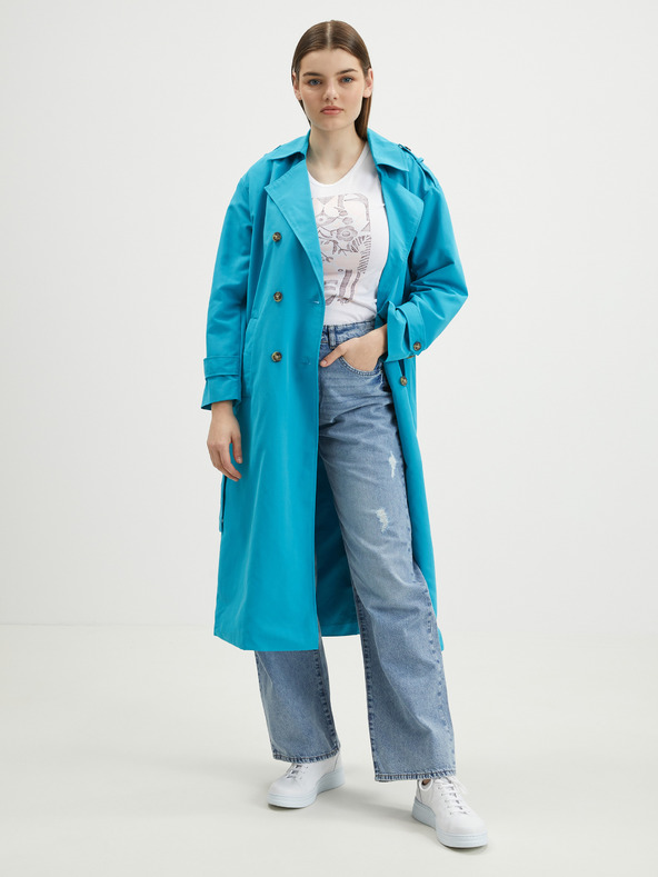 Vero Moda Blauer Damen-Trenchcoat VERO MODA Chloe