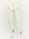 TALLY WEiJL Cremefarbene Lederhose TALLY WEiJL