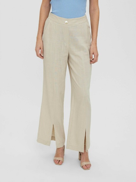 Vero Moda Beige weite Hose VERO MODA Josie