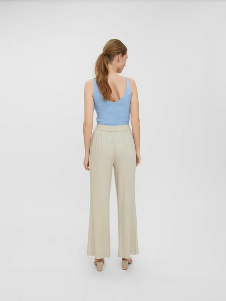 Vero Moda Beige weite Hose VERO MODA Josie