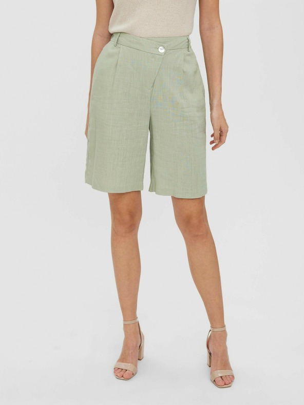 Vero Moda Hellgrüne kurze Hose VERO MODA Josie