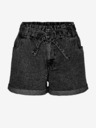 Vero Moda Schwarze Jeansshorts mit Bindeband VERO MODA Tamira