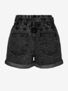 Vero Moda Schwarze Jeansshorts mit Bindeband VERO MODA Tamira