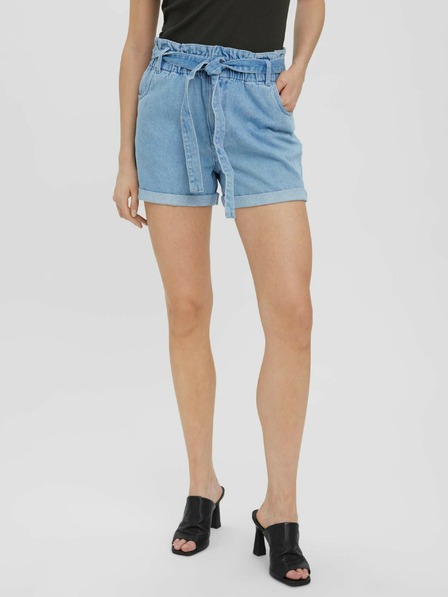 Vero Moda Hellblaue Jeansshorts mit Krawatte VERO MODA Tamira