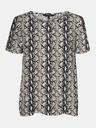 Vero Moda Grau gemusterte Bluse VERO MODA Easy