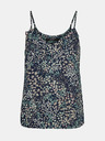Vero Moda Dunkelblaues geblümtes Oberteil VERO MODA Hannah