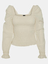Vero Moda Cremefarbene Bluse VERO MODA Doro