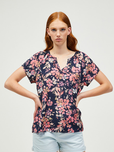 Vero Moda Rosa und blau geblümte Bluse VERO MODA Gigi