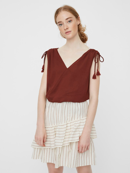 Vero Moda Braunes lockeres Oberteil VERO MODA Penelope