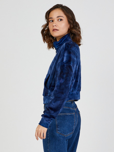 TALLY WEiJL Dunkelblaues Sweatshirt mit Reißverschluss für Damen TALLY WEiJL