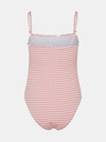 Vero Moda Weiß und rosa gestreifter einteiliger Badeanzug VERO MODA Emily