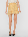 Vero Moda Gelb gemusterter Rock VERO MODA Lucia