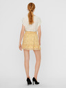 Vero Moda Gelb gemusterter Rock VERO MODA Lucia