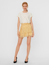 Vero Moda Gelb gemusterter Rock VERO MODA Lucia