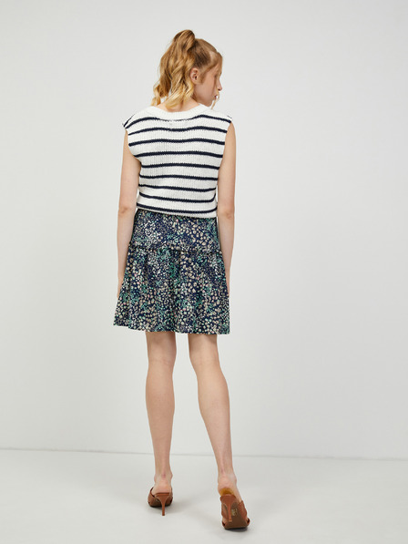 Vero Moda Grün und blau geblümter Rock VERO MODA Hannah