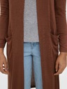 Vero Moda Braune lange Strickjacke VERO MODA Anepaya