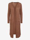 Vero Moda Braune lange Strickjacke VERO MODA Anepaya