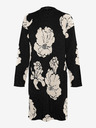 Vero Moda Weißes und schwarzes Damen-Pulloverkleid mit Blumenmuster VERO MODA Flora
