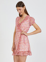 TALLY WEiJL Hellrosa geblümtes Wickelkleid TALLY WEiJL