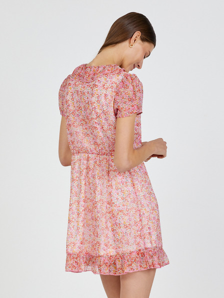 TALLY WEiJL Hellrosa geblümtes Wickelkleid TALLY WEiJL