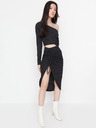 Trendyol Graues Damen Top und Rock Set Trendyol