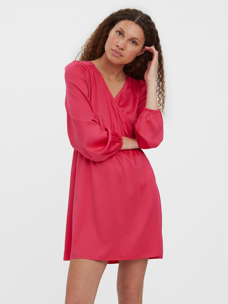Vero Moda Kurzes Kleid in Dunkelrosa VERO MODA Kleo