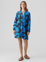Vero Moda Schwarz-blau gemustertes Damenkleid VERO MODA Josie