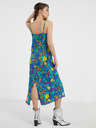 Vero Moda Blaues geblümtes Damenkleid VERO MODA Liva