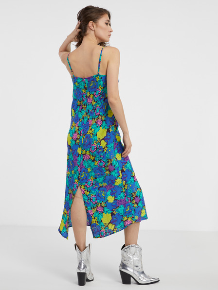 Vero Moda Blaues geblümtes Damenkleid VERO MODA Liva
