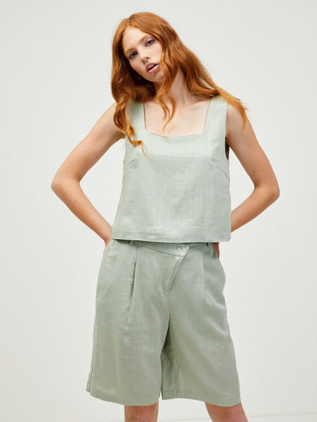 Vero Moda Hellgrünes, locker geschnittenes Tank-Top VERO MODA Josie