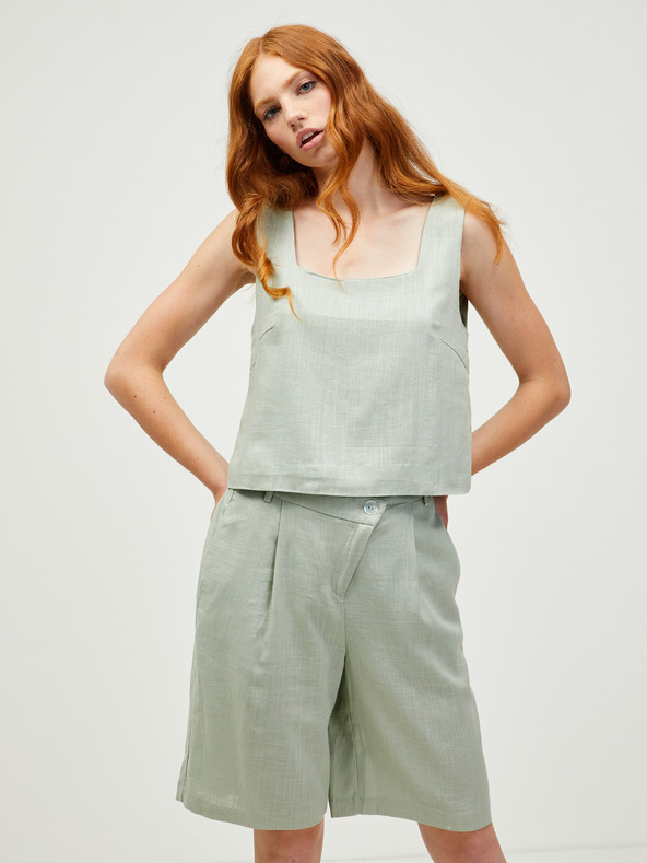 Vero Moda Hellgrünes, locker geschnittenes Tank-Top VERO MODA Josie