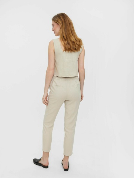 Vero Moda Beigefarbenes, locker geschnittenes Tank-Top VERO MODA Josie