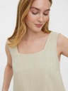 Vero Moda Beigefarbenes, locker geschnittenes Tank-Top VERO MODA Josie