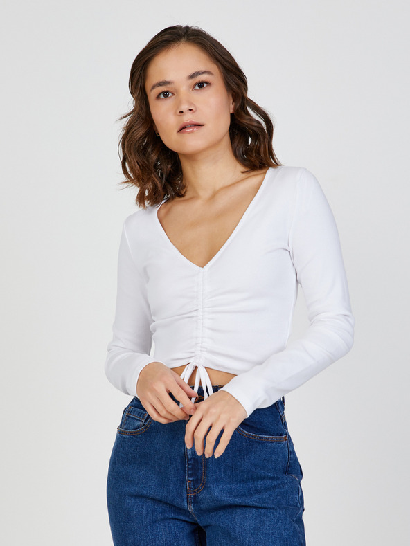 TALLY WEiJL Weißes Damen-T-Shirt TALLY WEiJL