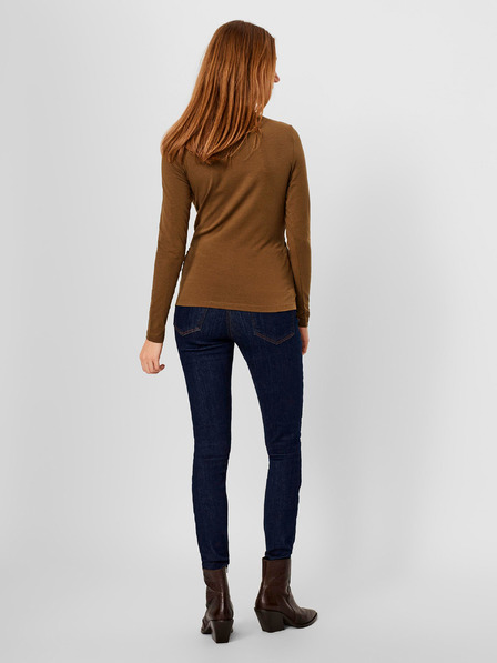 Vero Moda Braunes T-Shirt VERO MODA-Panda