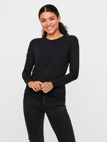 Vero Moda Schwarzes T-Shirt VERO MODA-Panda