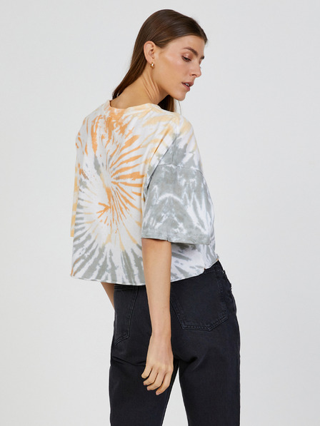TALLY WEiJL Weißes Batik-T-Shirt TALLY WEiJL