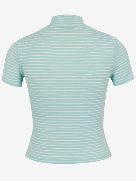 TALLY WEiJL Hellblau gestreiftes Crop-Top TALLY WEiJL