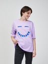 Vero Moda Hellviolettes Oversized-T-Shirt VERO MODA Skye Cody