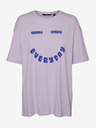 Vero Moda Hellviolettes Oversized-T-Shirt VERO MODA Skye Cody