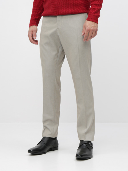 SELECTED Beige Slim Fit Anzughose Selected Homme Maze Saint