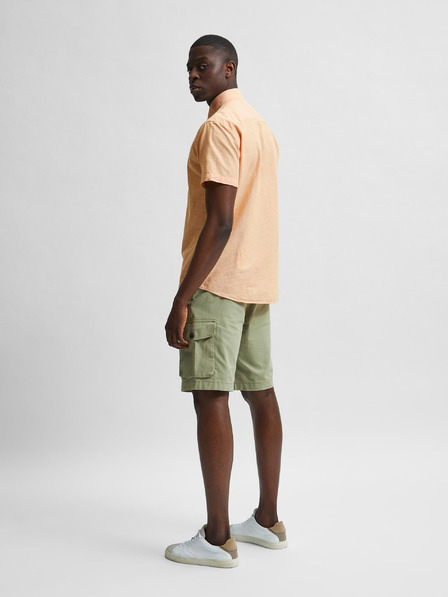 SELECTED Hellgrüne Shorts mit Taschen Selected Homme Marcos