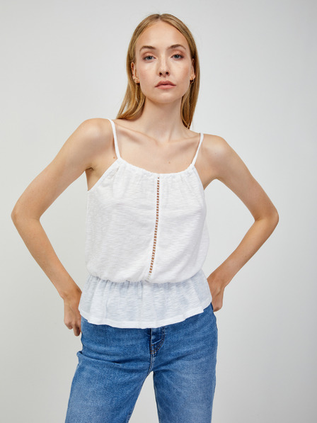 Orsay Weißes Tank-Top ORSAY