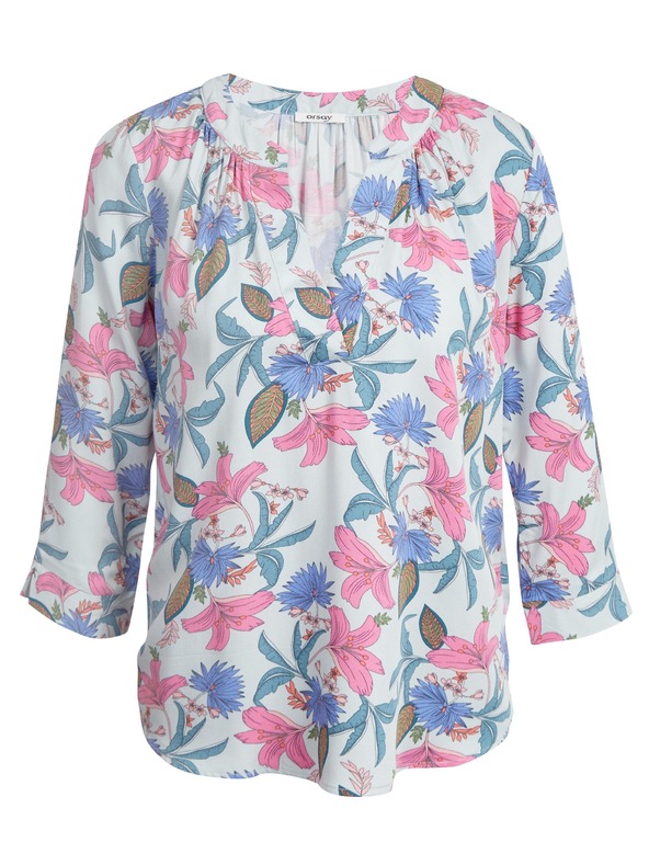 Orsay Hellblaue Damenbluse ORSAY