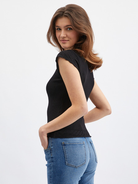 Orsay Schwarzes Damen-T-Shirt ORSAY