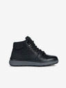 Geox Schwarze Herren-Stiefeletten aus Leder Geox Granito