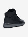 Geox Schwarze Herren-Stiefeletten aus Leder Geox Granito