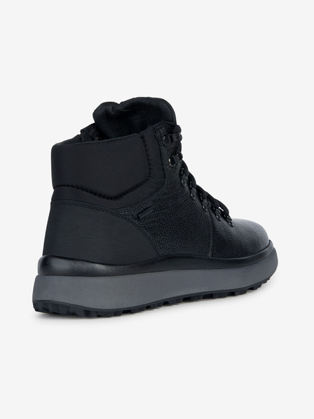 Geox Schwarze Herren-Stiefeletten aus Leder Geox Granito
