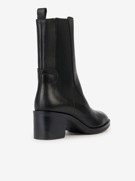 Geox Schwarze Damen Lederstiefel Geox Giulila